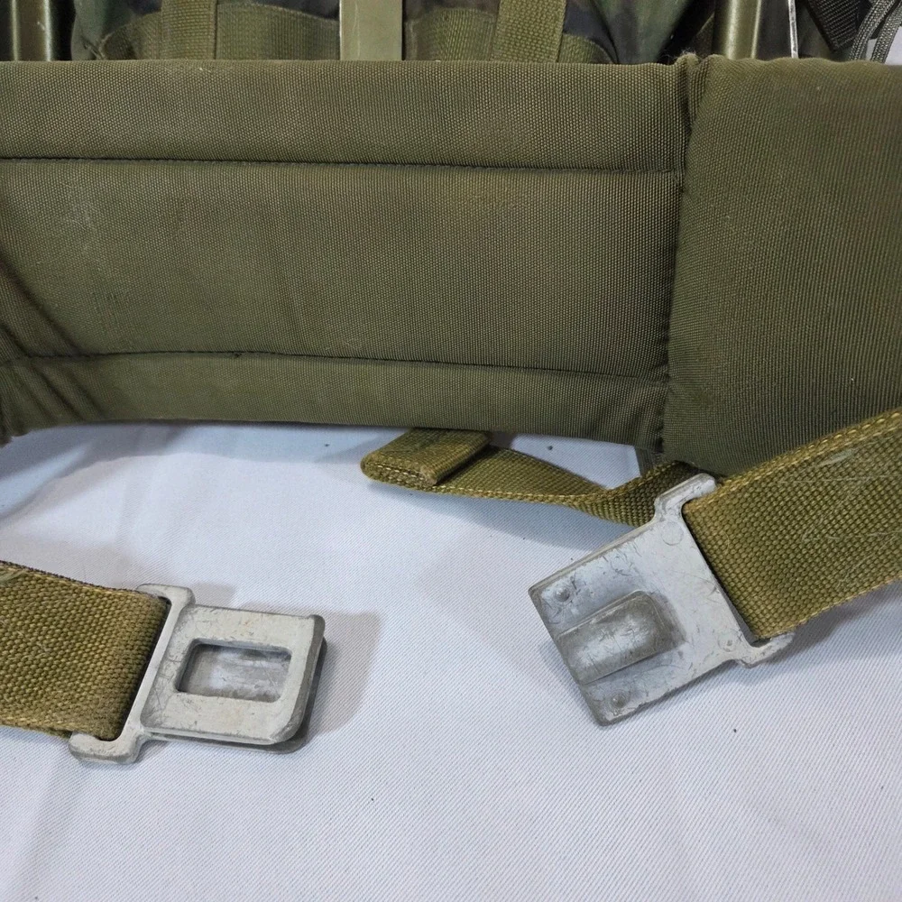 Vtg USGI ALICE Field Pack M81 Woodland Camo LC-2 External Frame Strap Complete